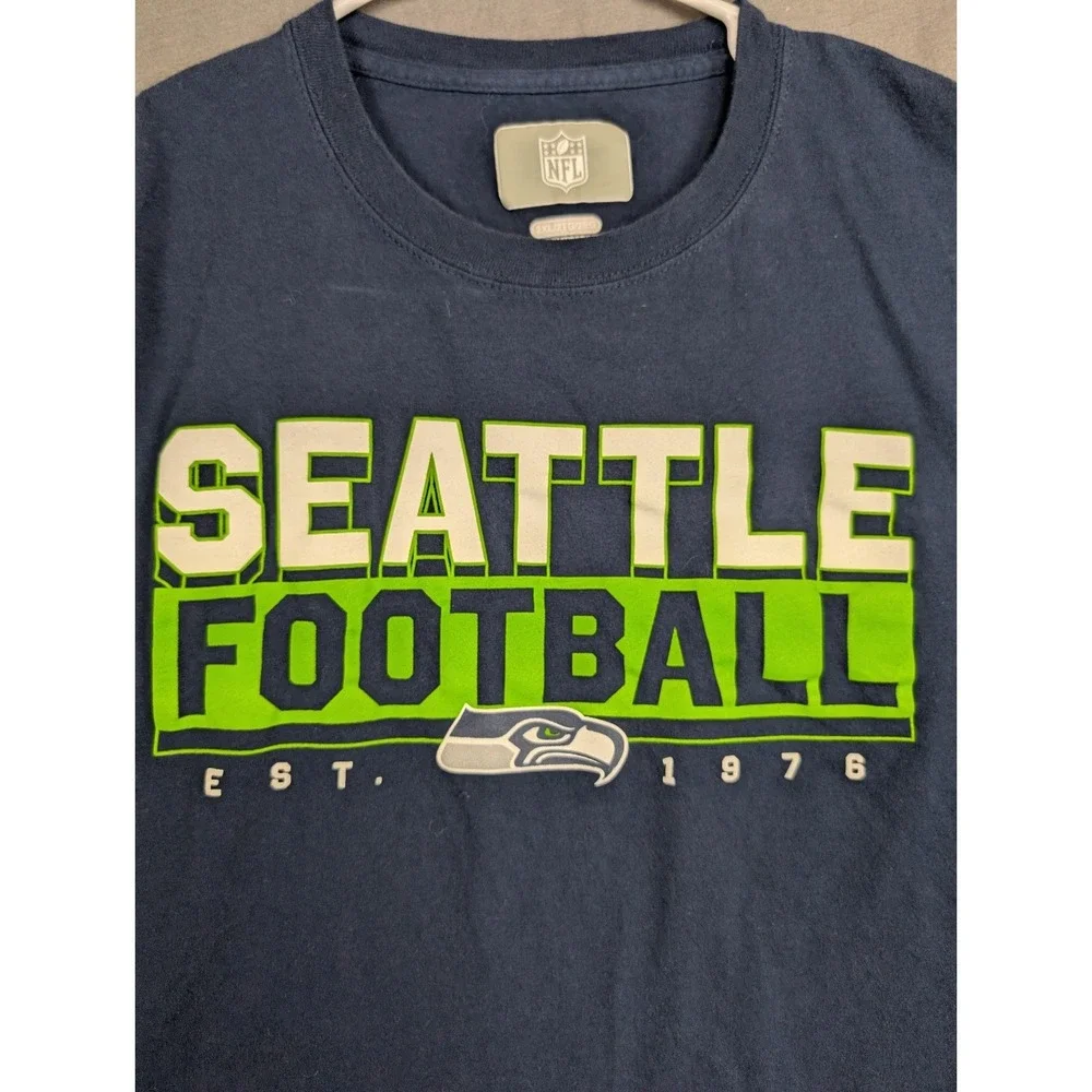 Seattle Seahawks Long Sleeve Shirt‎ Men's Size XLarge